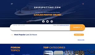 shipspotting.com Screenshot