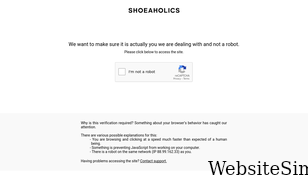 shoeaholics.com Screenshot