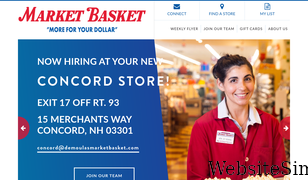shopmarketbasket.com Screenshot