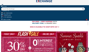shopmyexchange.com Screenshot