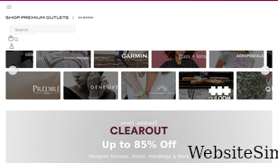 shoppremiumoutlets.com Screenshot