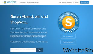 shopvote.de Screenshot