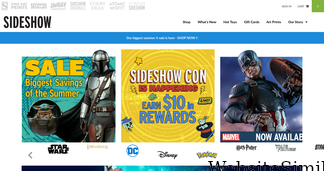 sideshow.com Screenshot