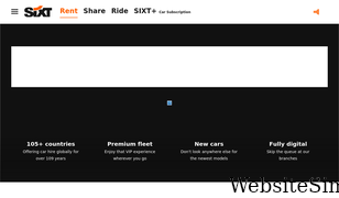 sixt.co.uk Screenshot