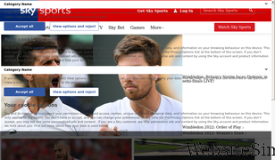 skysports.com Screenshot