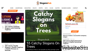 sloganshub.org Screenshot