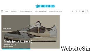 sneakernews.com Screenshot