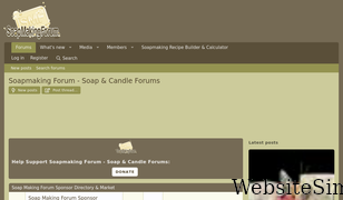 soapmakingforum.com Screenshot