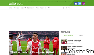 soccernews.nl Screenshot