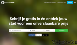 socialdeal.nl Screenshot