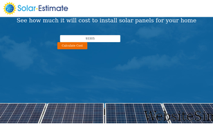 solar-estimate.org Screenshot