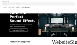 soundsnap.com Screenshot