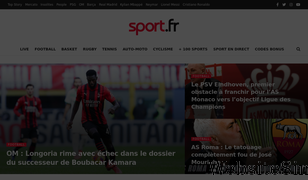 sport.fr Screenshot