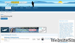 sportfishingbc.com Screenshot