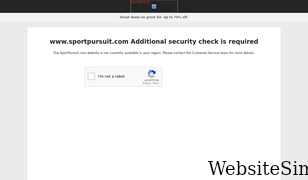 sportpursuit.com Screenshot