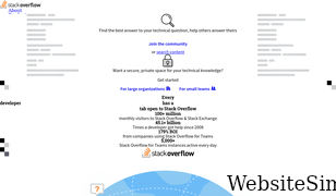 stackoverflow.com Screenshot