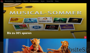stage-entertainment.de Screenshot