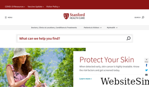 stanfordhealthcare.org Screenshot