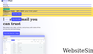 startmail.com Screenshot