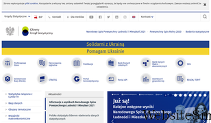stat.gov.pl Screenshot