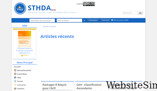 sthda.com Screenshot