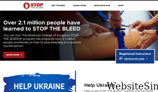 stopthebleed.org Screenshot