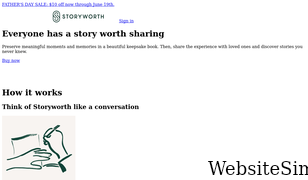 storyworth.com Screenshot