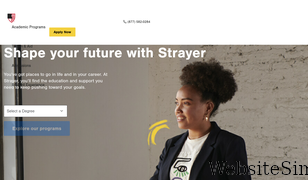 strayer.edu Screenshot