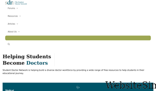 studentdoctor.net Screenshot