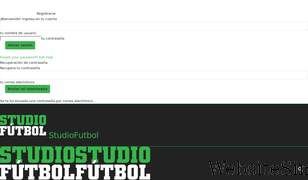 studiofutbol.com.ec Screenshot