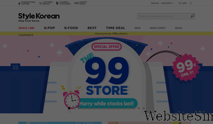 stylekorean.com Screenshot