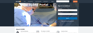 surgicalcore.org Screenshot