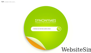 synonymes.com Screenshot
