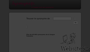 synonymo.fr Screenshot