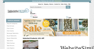 tableclothsfactory.com Screenshot