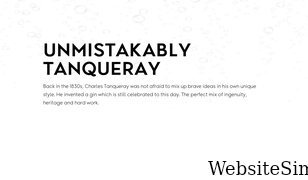 tanqueray.com Screenshot