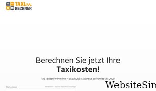 taxi-rechner.de Screenshot