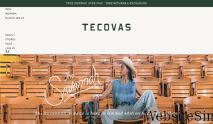 tecovas.com Screenshot