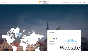 teleport.org Screenshot
