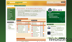 tennisexplorer.com Screenshot