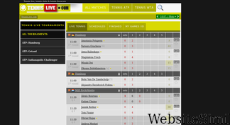 tennislive.net Screenshot