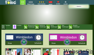 tennistonic.com Screenshot