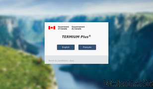 termiumplus.gc.ca Screenshot