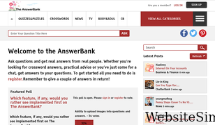 theanswerbank.co.uk Screenshot