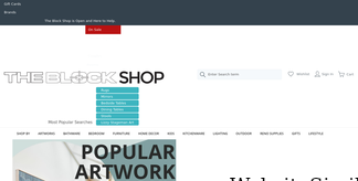 theblockshop.com.au Screenshot