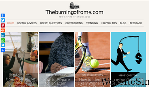 theburningofrome.com Screenshot