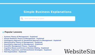 thebusinessprofessor.com Screenshot