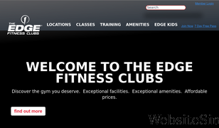 theedgefitnessclubs.com Screenshot