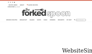 theforkedspoon.com Screenshot