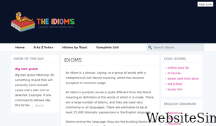 theidioms.com Screenshot